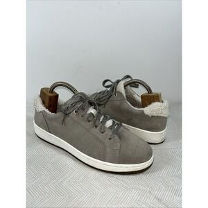 Aetrex Womens Cozy Blake Comfort Suede Sneaker Gray 40/9-9.5 PC126W Arch Support